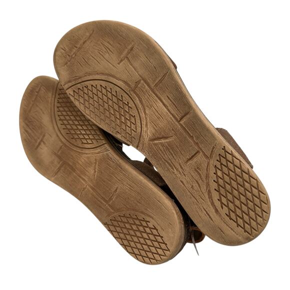 OTBT Leather Strappy Buckle Ankle March On Sandals Size 7 - Picture 4 of 8